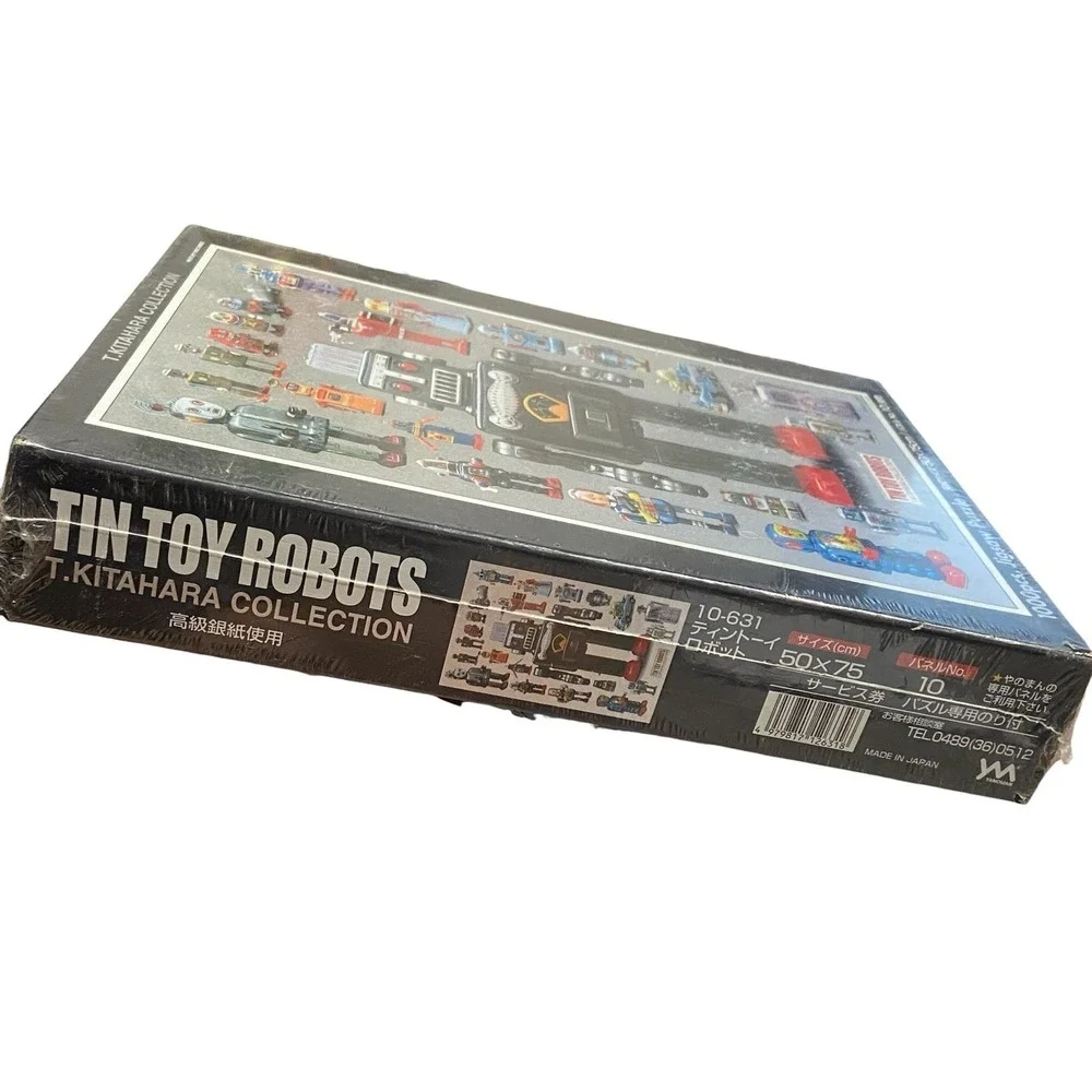 Yanoman T. Kitahara Collection Tin Toy Robots 1000 Pc Jigsaw Puzzle Sealed